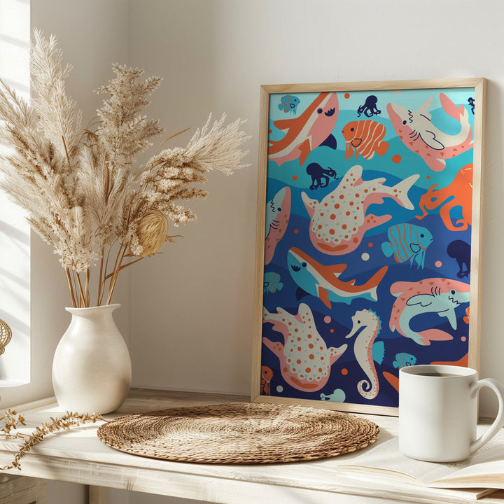 Ocean Wonders - Stretched Canvas, Poster or Fine Art Print I Heart Wall Art