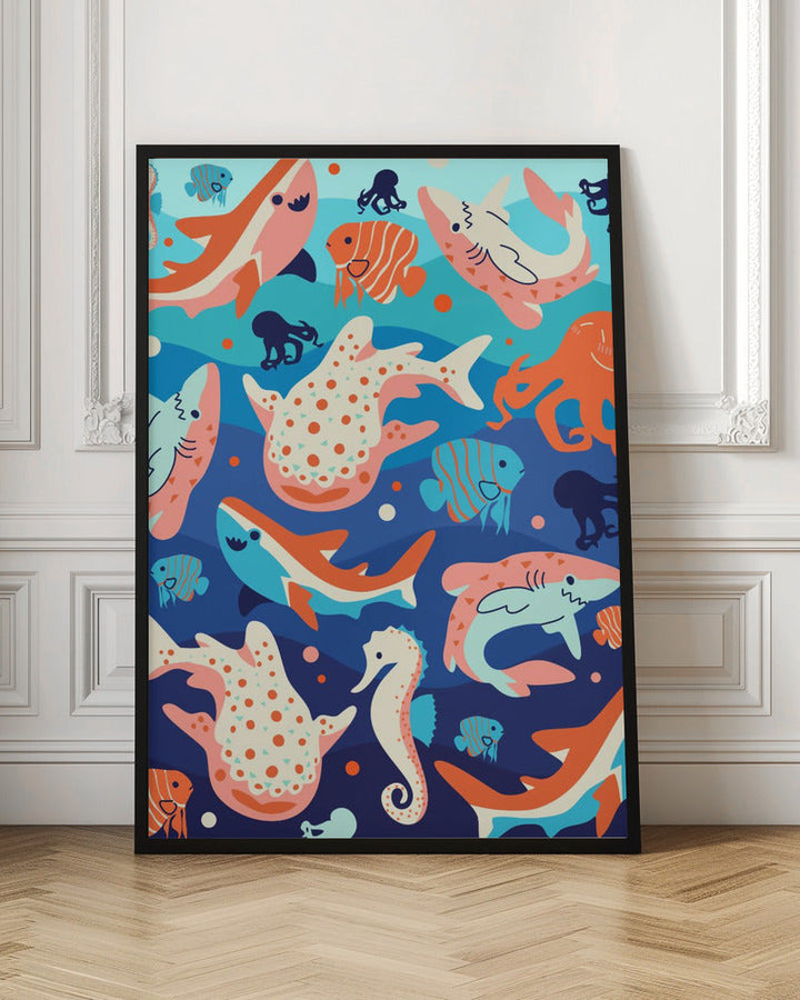 Ocean Wonders - Stretched Canvas, Poster or Fine Art Print I Heart Wall Art