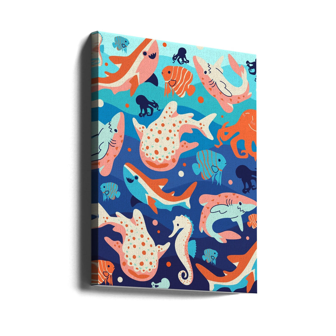 Ocean Wonders - Stretched Canvas, Poster or Fine Art Print I Heart Wall Art