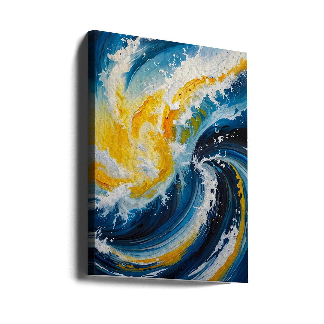 Oceanic Whirlwind - Stretched Canvas, Poster or Fine Art Print I Heart Wall Art