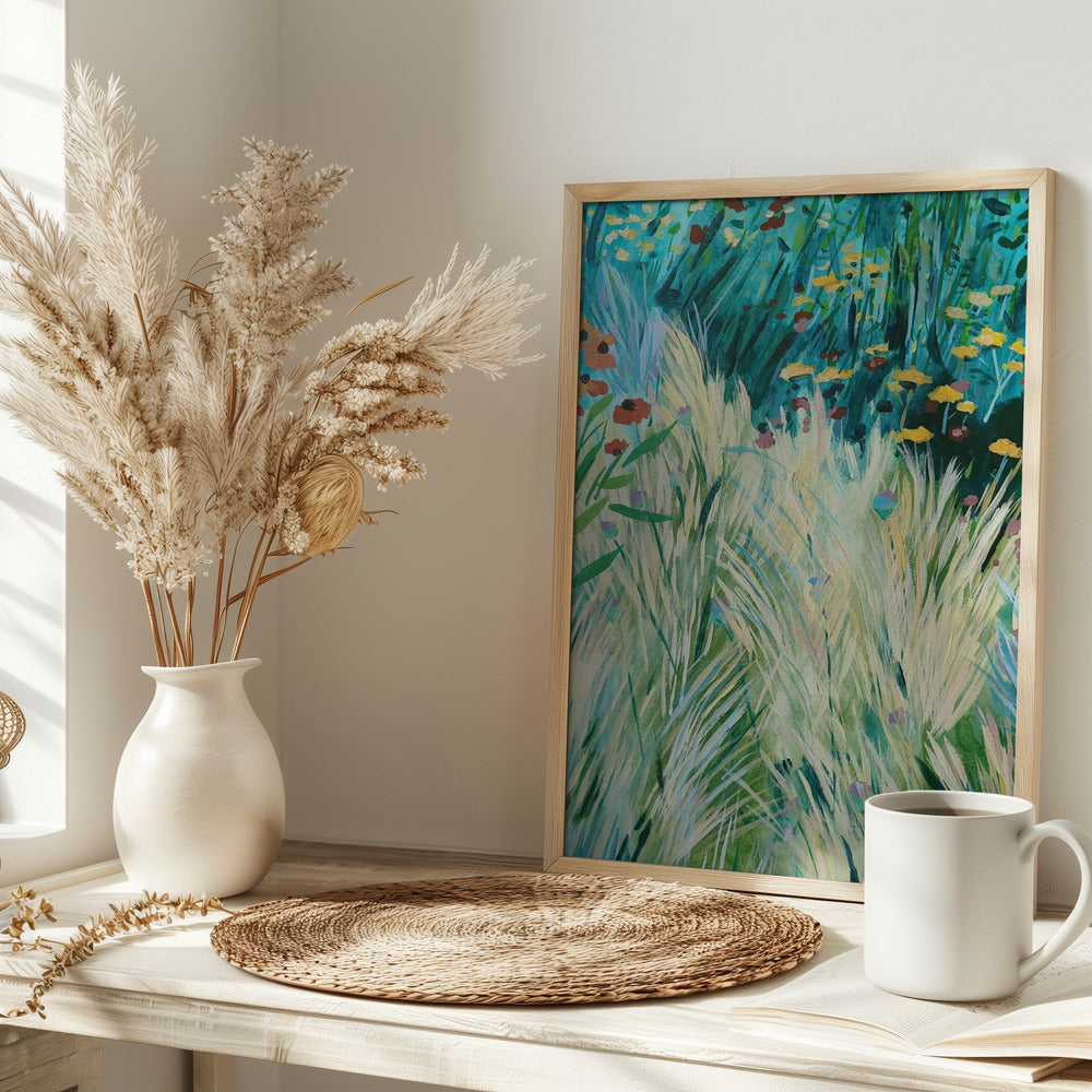 October Grasses 12x16 - Stretched Canvas, Poster or Fine Art Print I Heart Wall Art