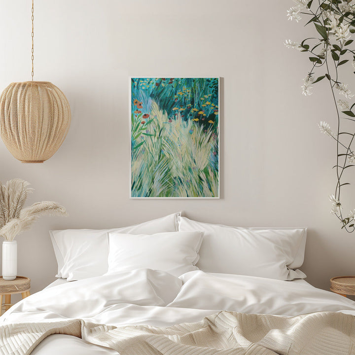 October Grasses 12x16 - Stretched Canvas, Poster or Fine Art Print I Heart Wall Art