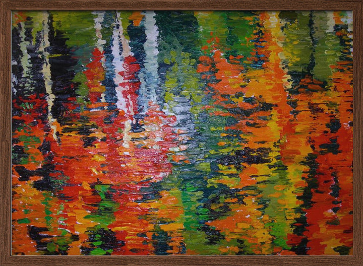 October Reflections - Stretched Canvas, Poster or Fine Art Print I Heart Wall Art