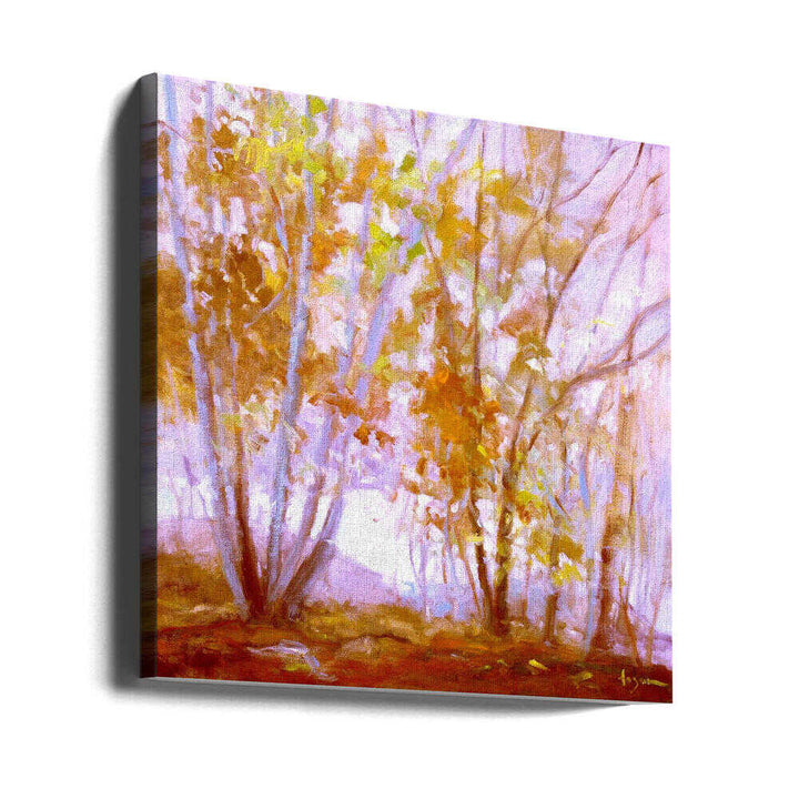 Octobers Song - Square Stretched Canvas, Poster or Fine Art Print - I Heart Wall Art - Poster Print, Canvas Print or Framed Art Print