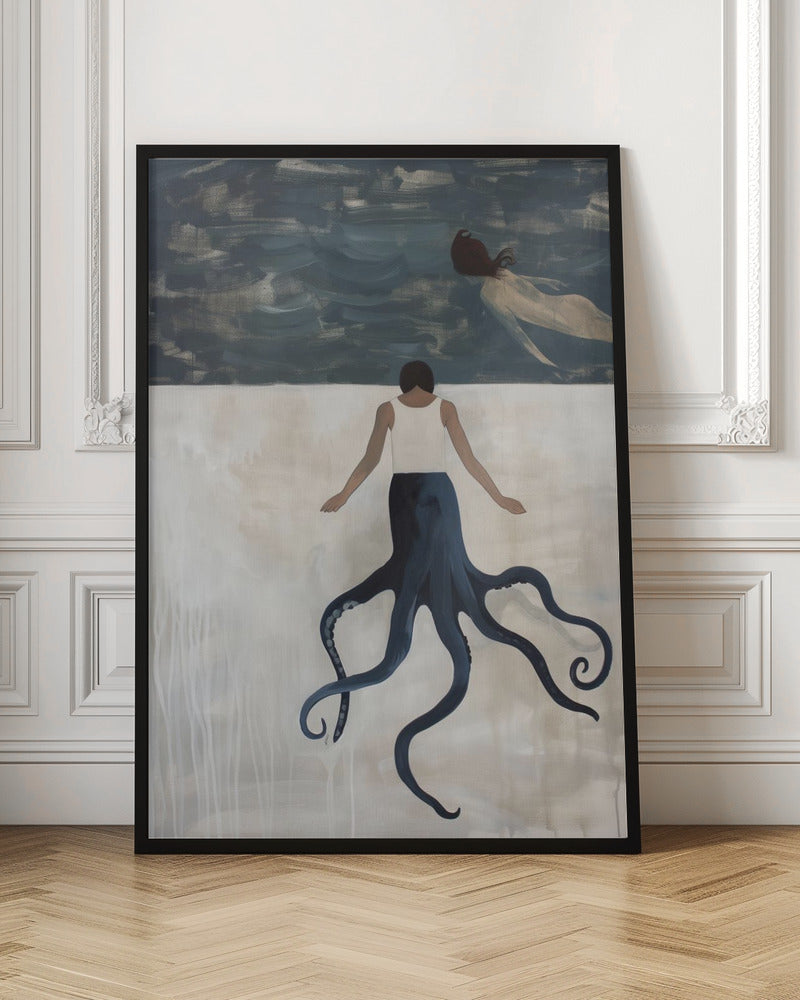 Octopus Maid - Stretched Canvas, Poster or Fine Art Print I Heart Wall Art