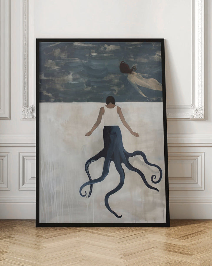 Octopus Maid - Stretched Canvas, Poster or Fine Art Print I Heart Wall Art