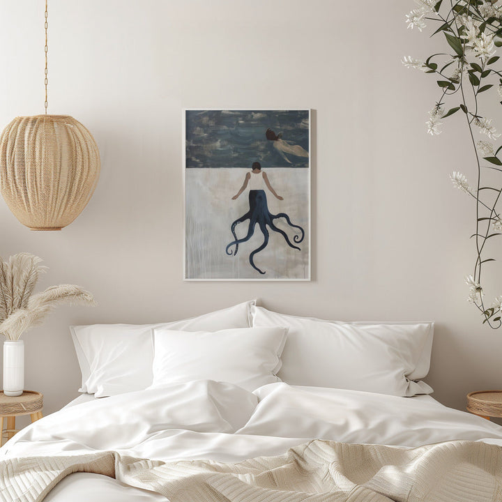 Octopus Maid - Stretched Canvas, Poster or Fine Art Print I Heart Wall Art