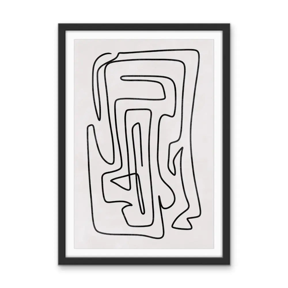 Ola Abstract Modern Shapes Collection - Print Eight - Contemporary Geometric Shape Artwork Collection I Heart Wall Art Australia 