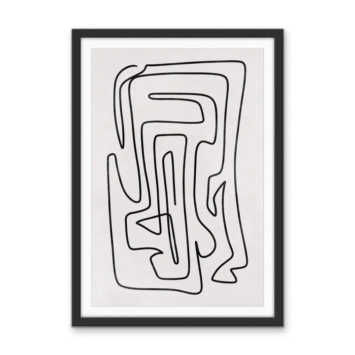 Ola Abstract Modern Shapes Collection - Print Eight - Contemporary Geometric Shape Artwork Collection I Heart Wall Art Australia 