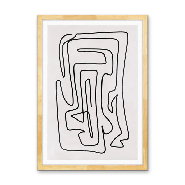 Ola Abstract Modern Shapes Collection - Print Eight - Contemporary Geometric Shape Artwork Collection I Heart Wall Art Australia 