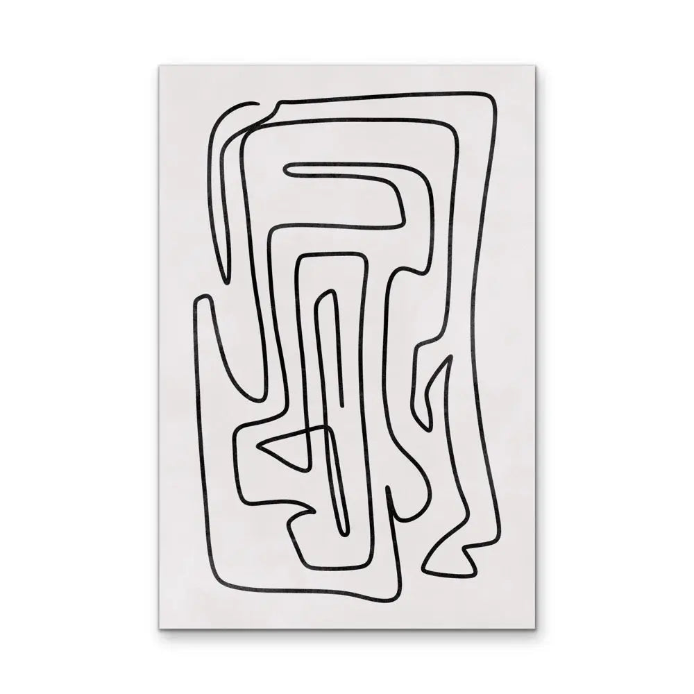 Ola Abstract Modern Shapes Collection - Print Eight - Contemporary Geometric Shape Artwork Collection I Heart Wall Art Australia 