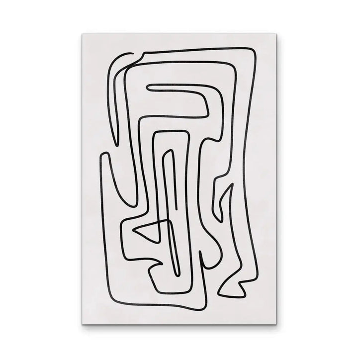 Ola Abstract Modern Shapes Collection - Print Eight - Contemporary Geometric Shape Artwork Collection I Heart Wall Art Australia 