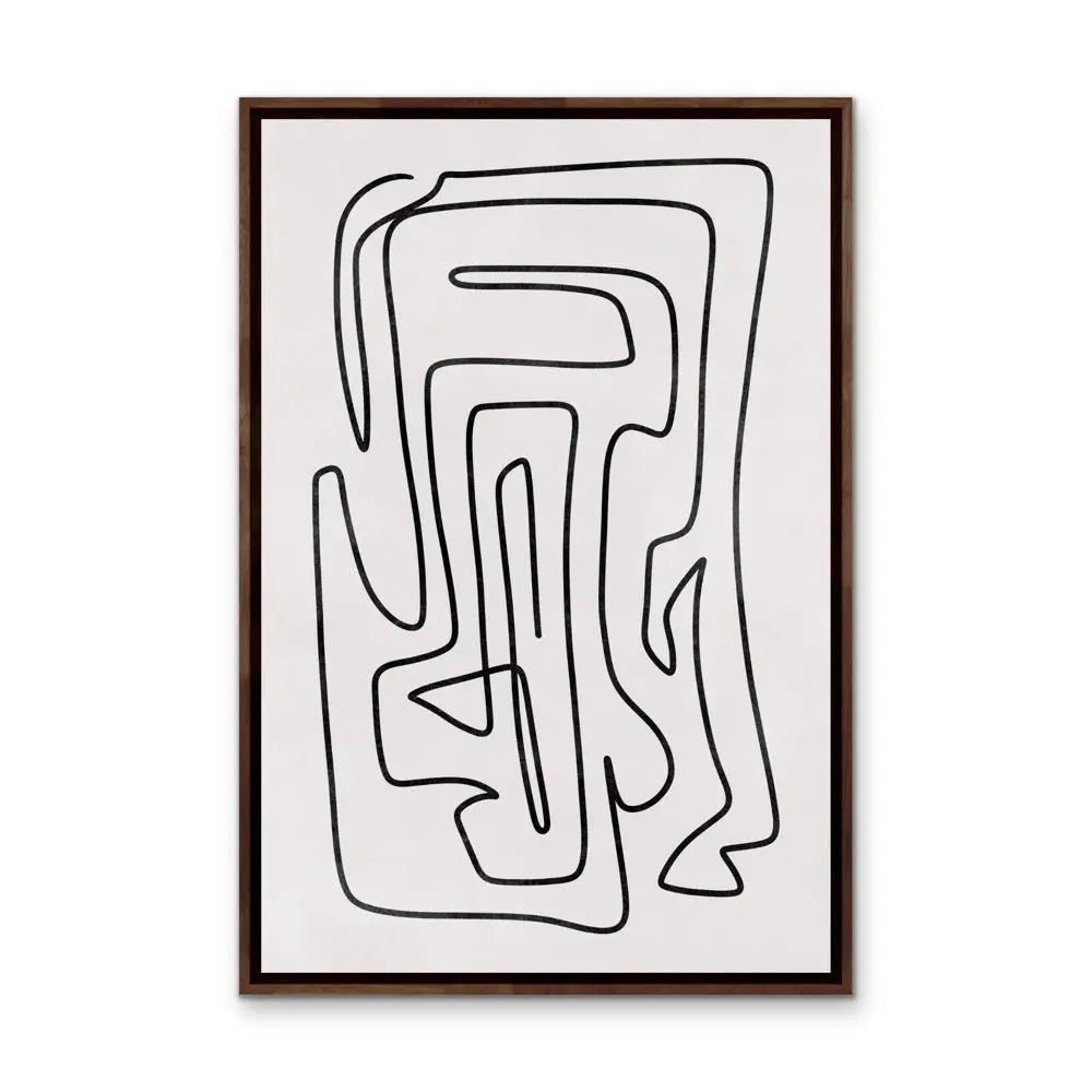 Ola Abstract Modern Shapes Collection - Print Eight - Contemporary Geometric Shape Artwork Collection I Heart Wall Art Australia 