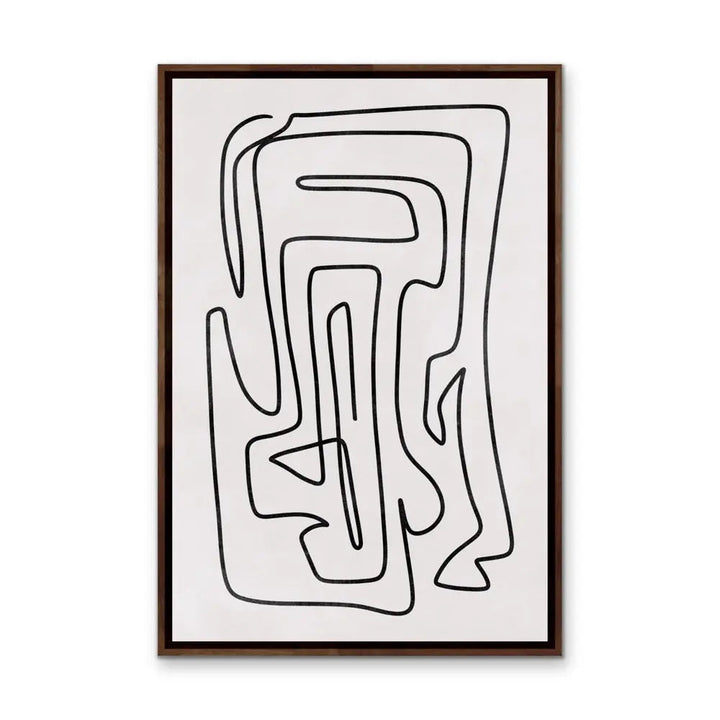 Ola Abstract Modern Shapes Collection - Print Eight - Contemporary Geometric Shape Artwork Collection I Heart Wall Art Australia 