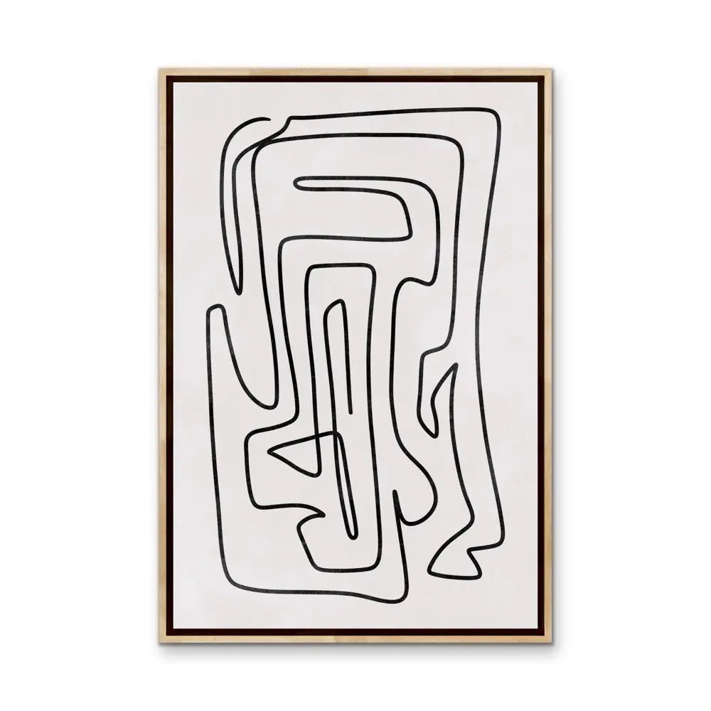 Ola Abstract Modern Shapes Collection - Print Eight - Contemporary Geometric Shape Artwork Collection I Heart Wall Art Australia 