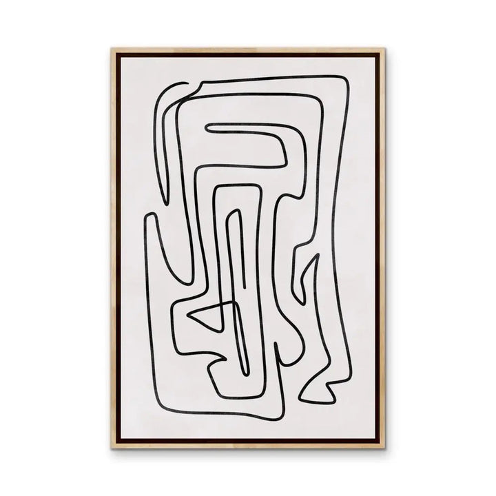 Ola Abstract Modern Shapes Collection - Print Eight - Contemporary Geometric Shape Artwork Collection I Heart Wall Art Australia 