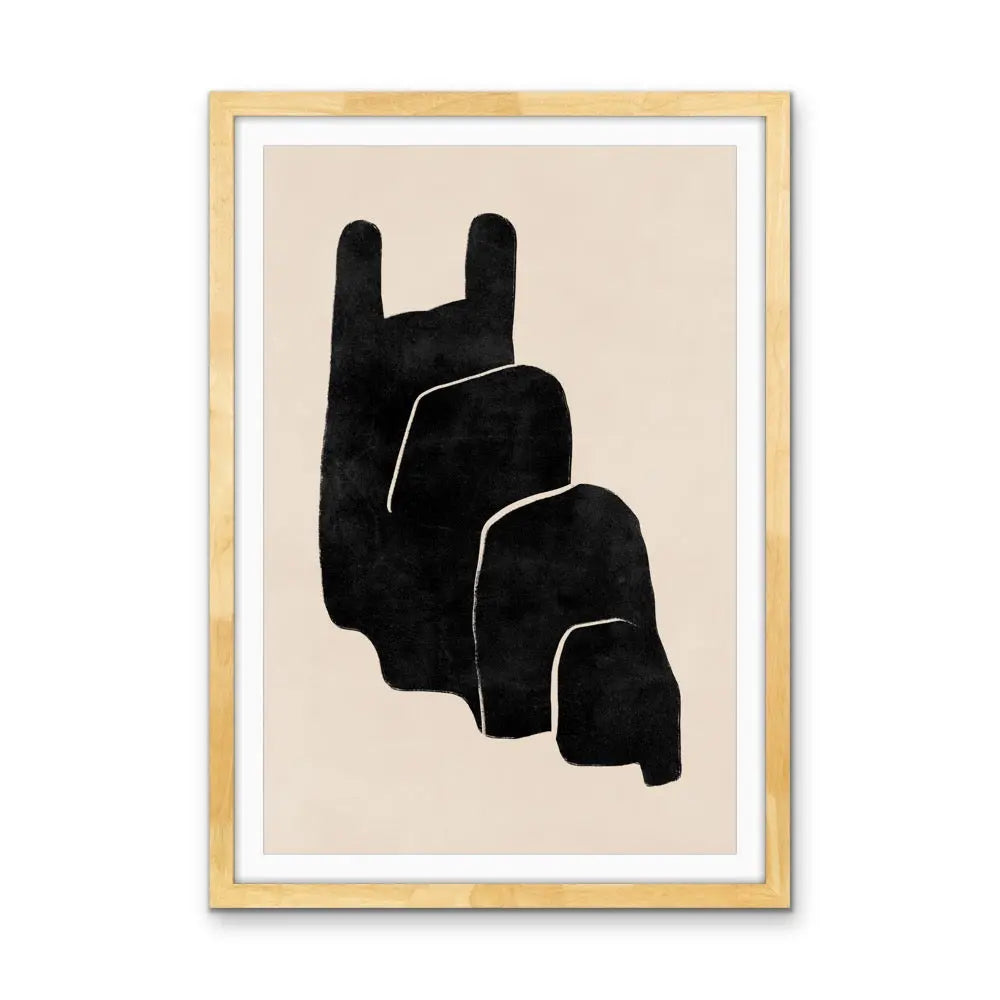 Ola Abstract Modern Shapes Collection - Print Eighteen-  Contemporary Geometric Shape Artwork Collection I Heart Wall Art Australia 