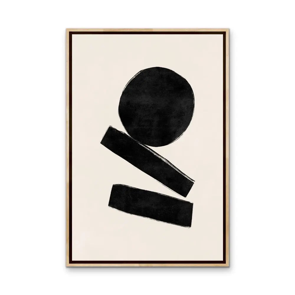 Ola Abstract Modern Shapes Collection - Print Four- Contemporary Geometric Shape Artwork Collection I Heart Wall Art Australia 