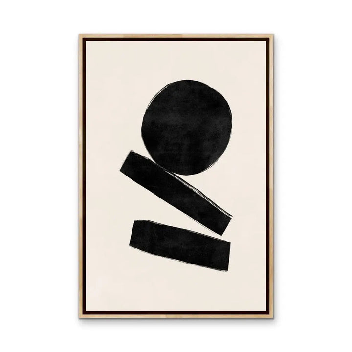 Ola Abstract Modern Shapes Collection - Print Four- Contemporary Geometric Shape Artwork Collection I Heart Wall Art Australia 