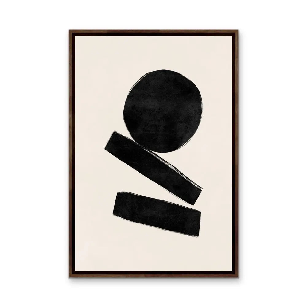 Ola Abstract Modern Shapes Collection - Print Four- Contemporary Geometric Shape Artwork Collection I Heart Wall Art Australia 