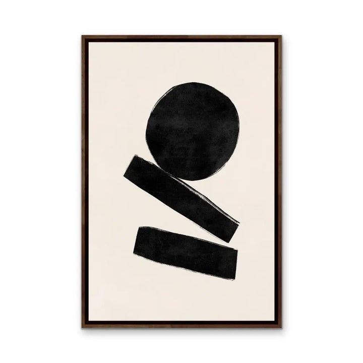 Ola Abstract Modern Shapes Collection - Print Four- Contemporary Geometric Shape Artwork Collection I Heart Wall Art Australia 