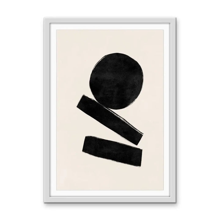 Ola Abstract Modern Shapes Collection - Print Four- Contemporary Geometric Shape Artwork Collection I Heart Wall Art Australia 