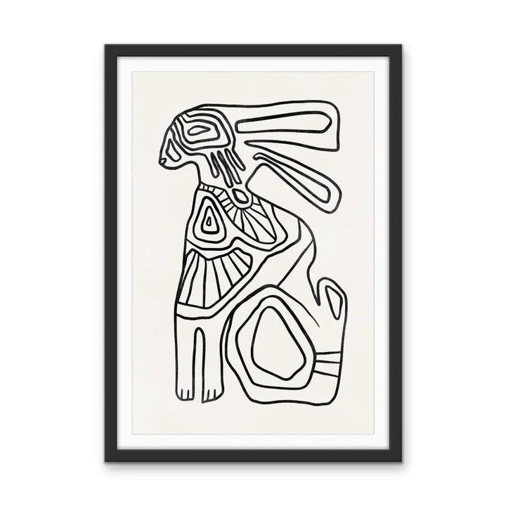 Ola Abstract Modern Shapes Collection - Print Seven - Contemporary Geometric Shape Artwork Collection I Heart Wall Art Australia 