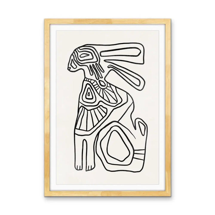 Ola Abstract Modern Shapes Collection - Print Seven - Contemporary Geometric Shape Artwork Collection I Heart Wall Art Australia 