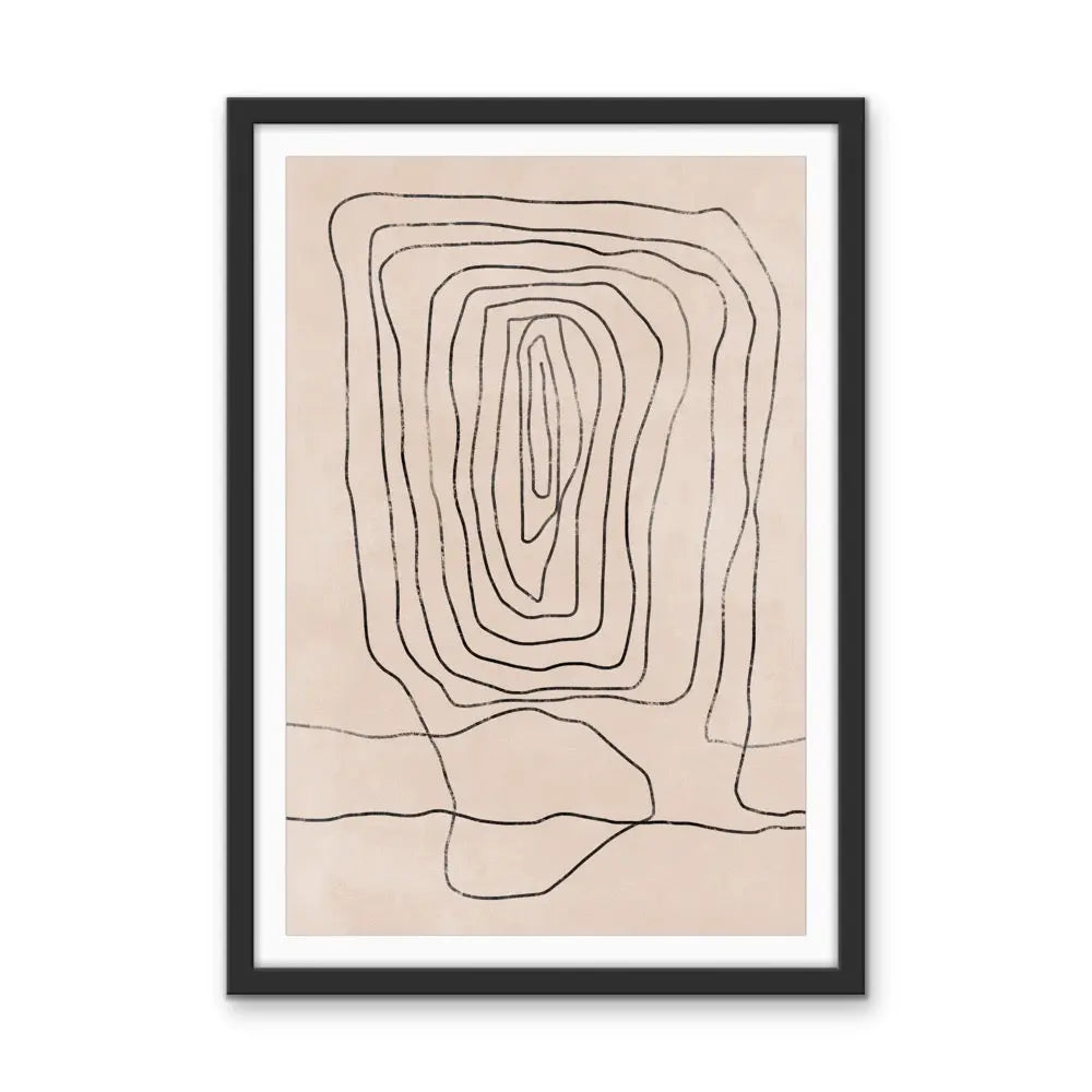Ola Abstract Modern Shapes Collection - Print Sixteen -  Contemporary Geometric Shape Artwork Collection I Heart Wall Art Australia 