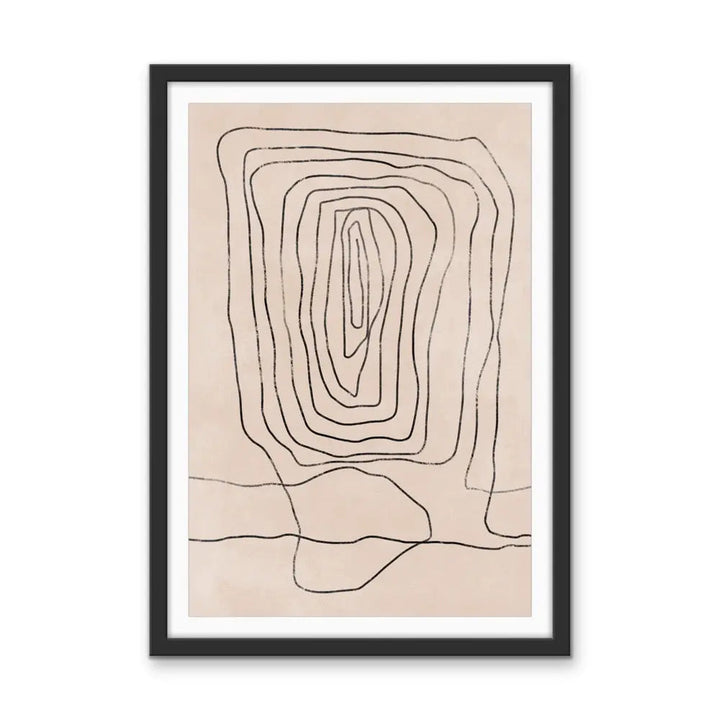 Ola Abstract Modern Shapes Collection - Print Sixteen -  Contemporary Geometric Shape Artwork Collection I Heart Wall Art Australia 