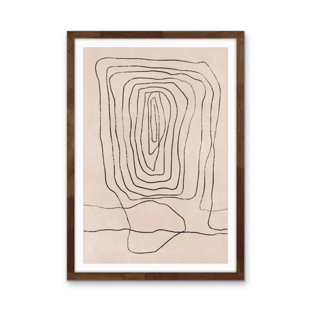 Ola Abstract Modern Shapes Collection - Print Sixteen -  Contemporary Geometric Shape Artwork Collection I Heart Wall Art Australia 