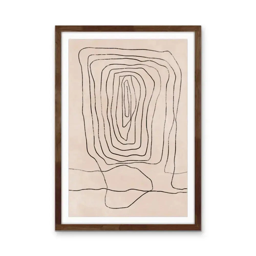 Ola Abstract Modern Shapes Collection - Print Sixteen -  Contemporary Geometric Shape Artwork Collection I Heart Wall Art Australia 