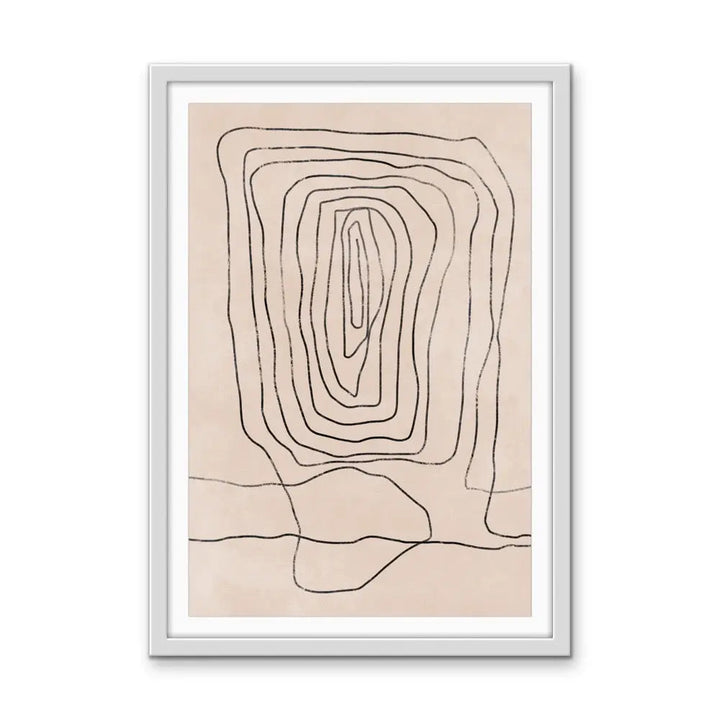 Ola Abstract Modern Shapes Collection - Print Sixteen -  Contemporary Geometric Shape Artwork Collection I Heart Wall Art Australia 