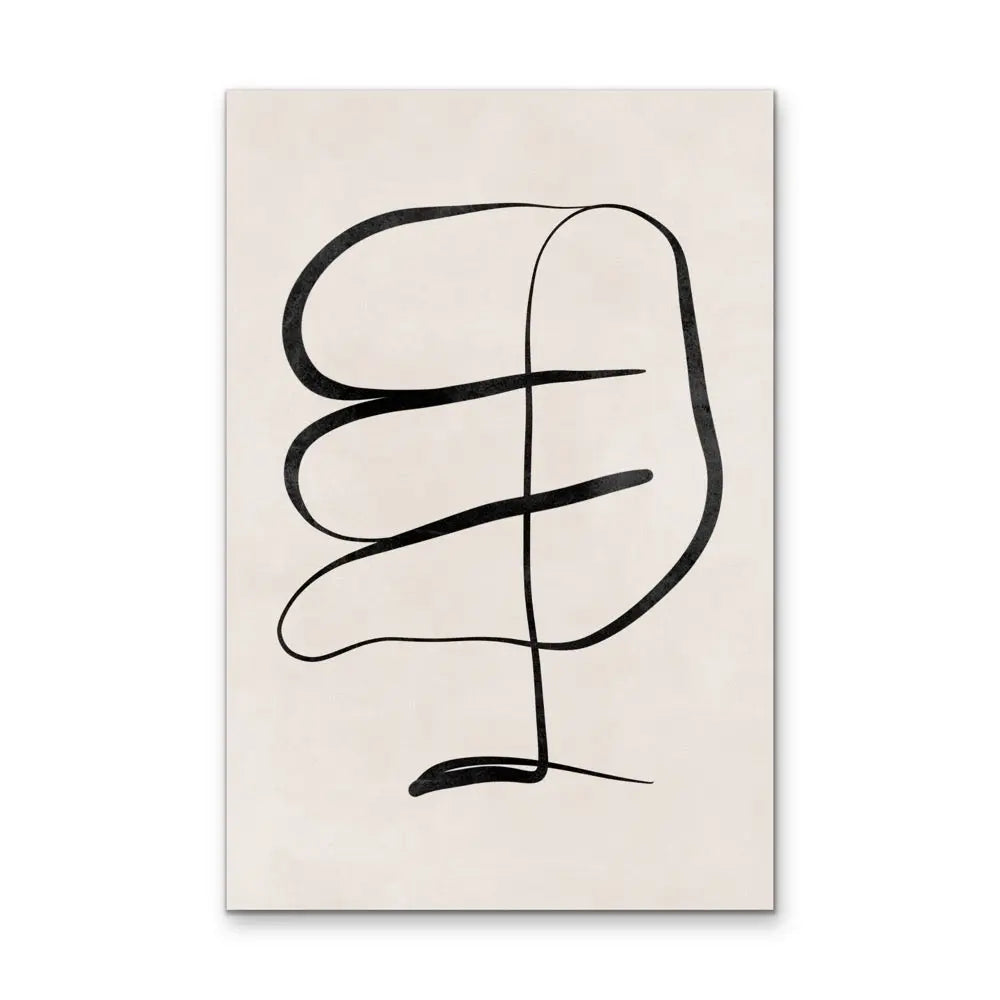 Ola Abstract Modern Shapes Collection - Print Three - Contemporary Geometric Shape Artwork Collection I Heart Wall Art Australia 