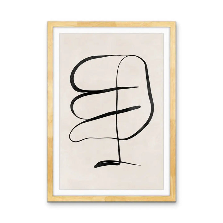 Ola Abstract Modern Shapes Collection - Print Three - Contemporary Geometric Shape Artwork Collection I Heart Wall Art Australia 
