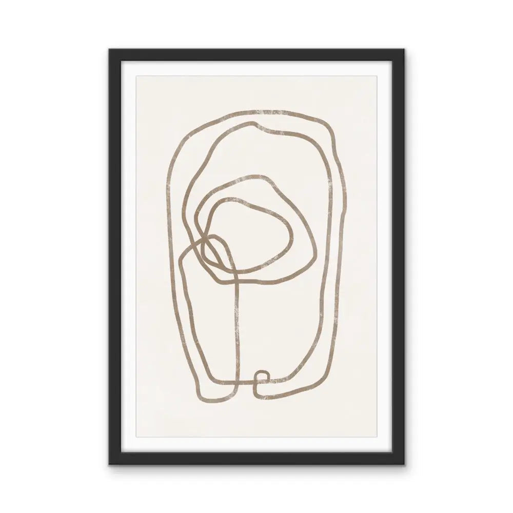 Ola Abstract Modern Shapes Collection - Print Twelve -  Contemporary Geometric Shape Artwork Collection I Heart Wall Art Australia 