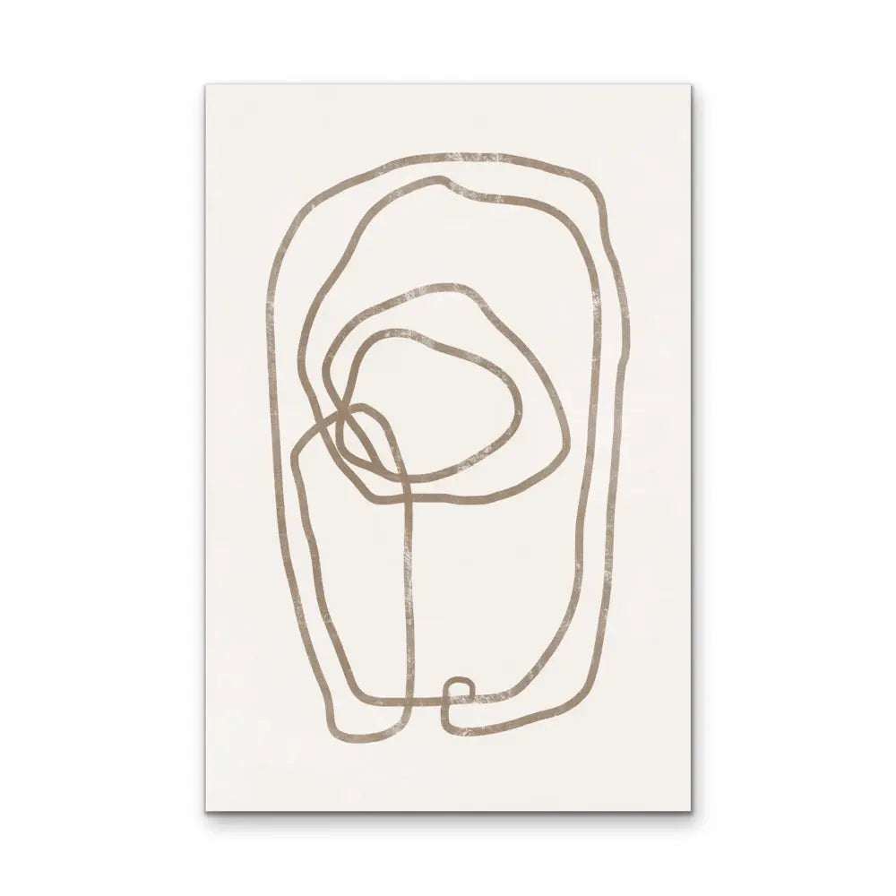 Ola Abstract Modern Shapes Collection - Print Twelve -  Contemporary Geometric Shape Artwork Collection I Heart Wall Art Australia 