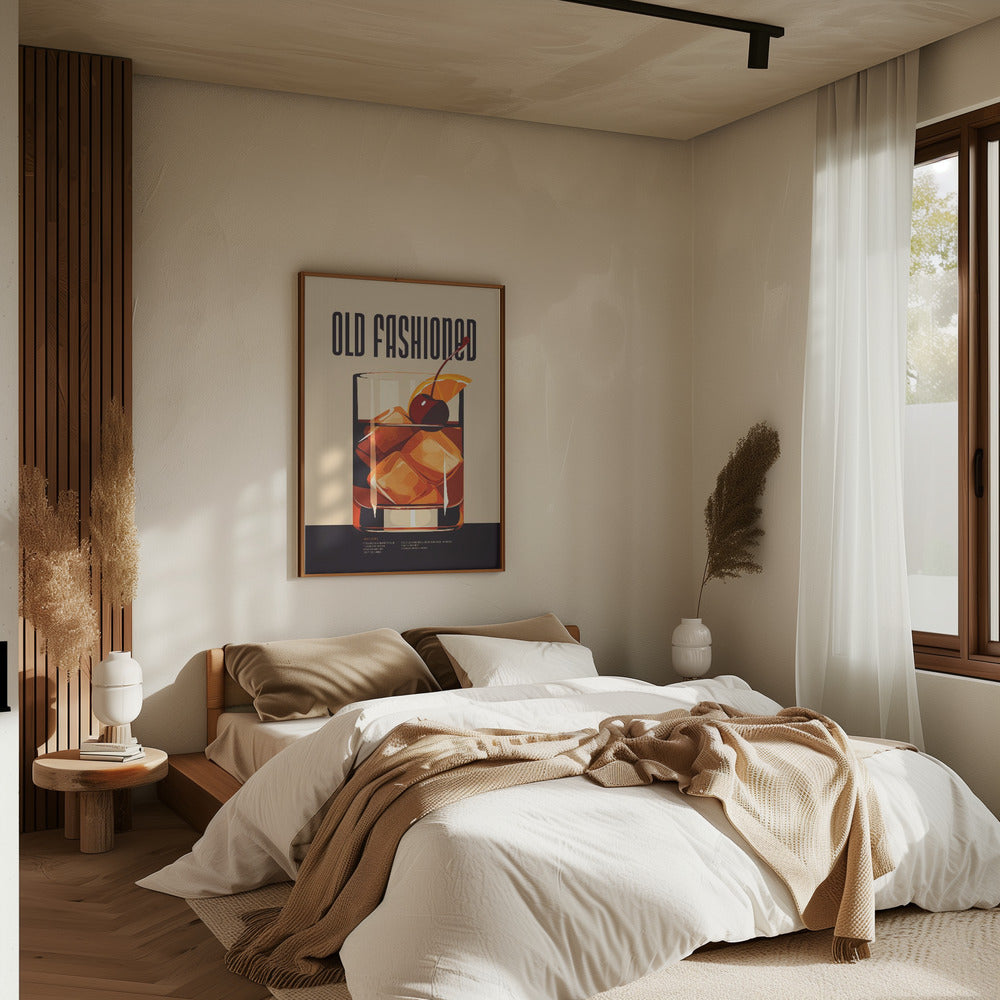 Old Fashioned - Stretched Canvas, Poster or Fine Art Print I Heart Wall Art
