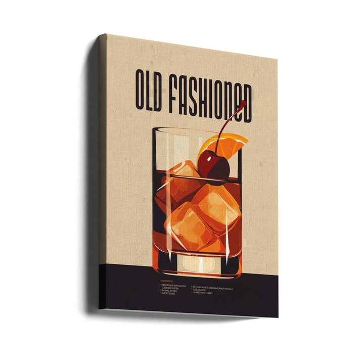 Old Fashioned - Stretched Canvas, Poster or Fine Art Print I Heart Wall Art