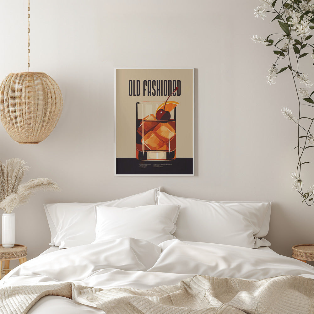 Old Fashioned - Stretched Canvas, Poster or Fine Art Print I Heart Wall Art