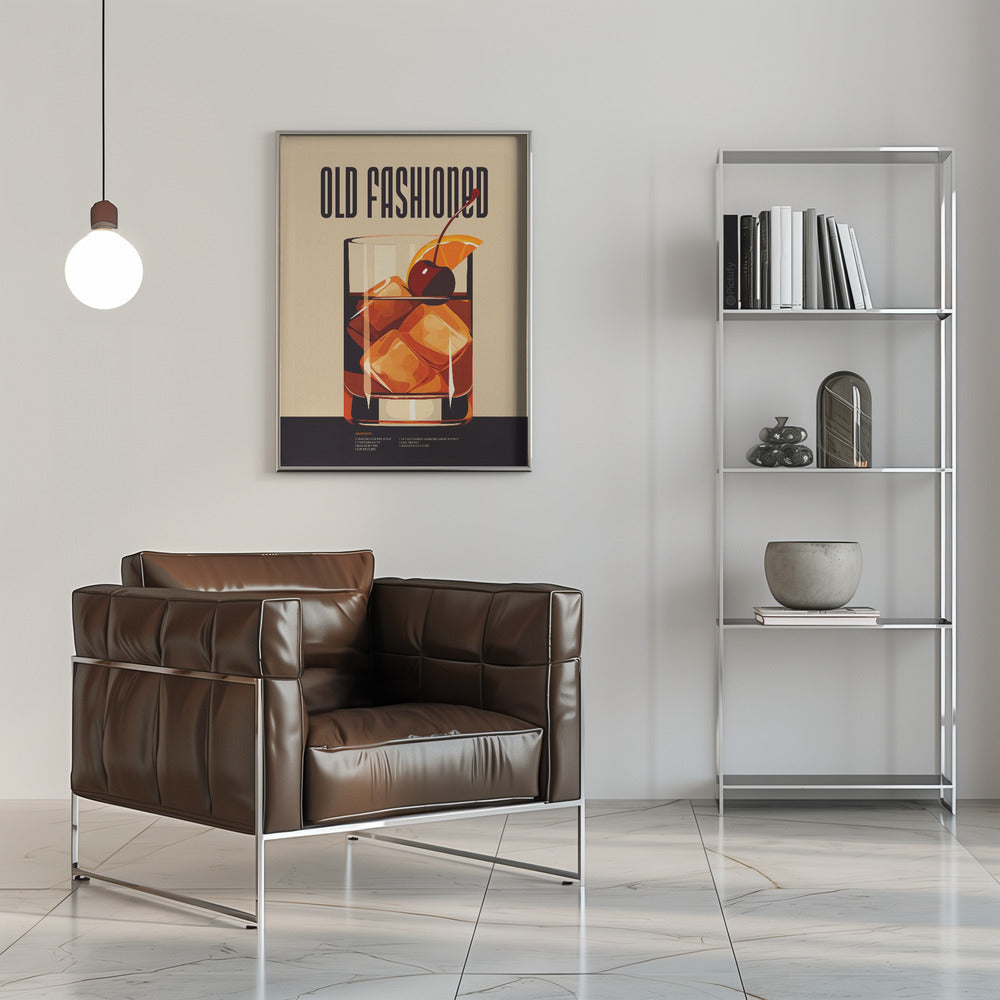 Old Fashioned - Stretched Canvas, Poster or Fine Art Print I Heart Wall Art