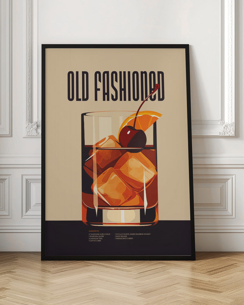 Old Fashioned - Stretched Canvas, Poster or Fine Art Print I Heart Wall Art