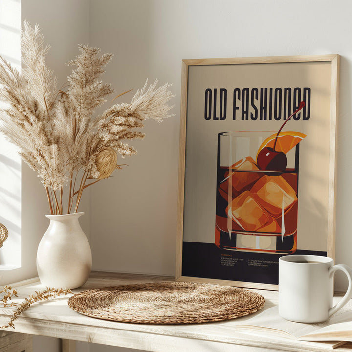 Old Fashioned - Stretched Canvas, Poster or Fine Art Print I Heart Wall Art