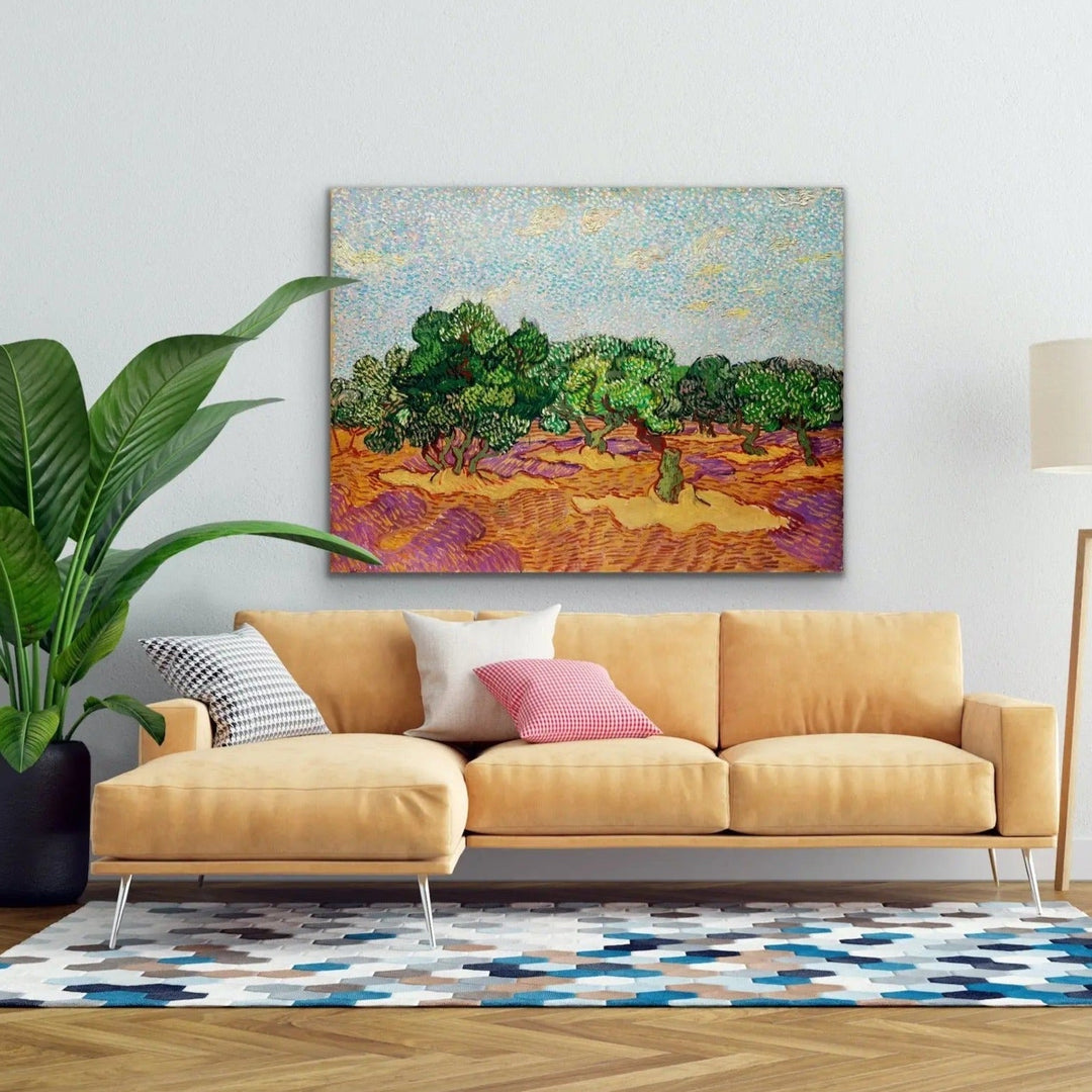 Olive Trees by Vincent Van Gogh - Print Of The Original Artwork - I Heart Wall Art