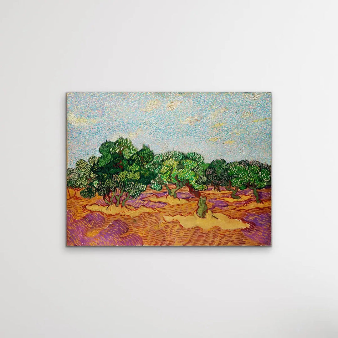 Olive Trees by Vincent Van Gogh - Print Of The Original Artwork - I Heart Wall Art