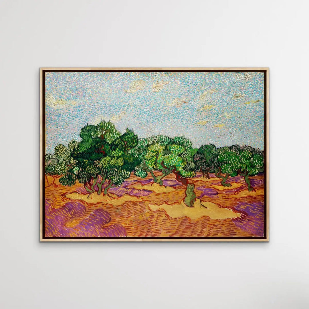 Olive Trees by Vincent Van Gogh - Print Of The Original Artwork - I Heart Wall Art