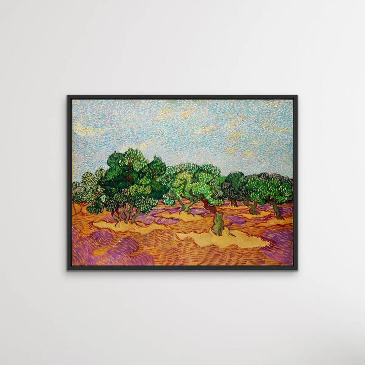 Olive Trees by Vincent Van Gogh - Print Of The Original Artwork - I Heart Wall Art