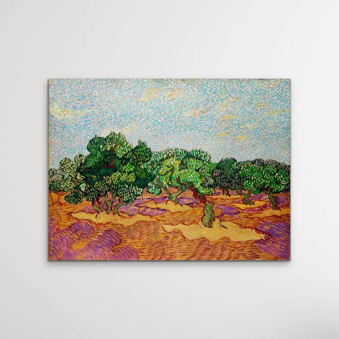 Olive Trees by Vincent Van Gogh - Print Of The Original Artwork - I Heart Wall Art