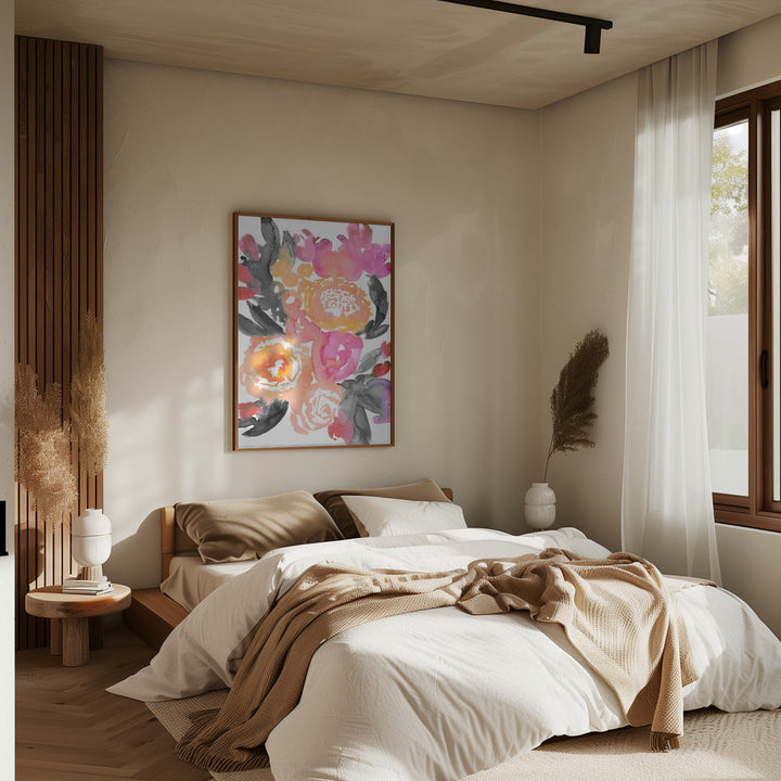 Olympe florals II - Stretched Canvas, Poster or Fine Art Print I Heart Wall Art