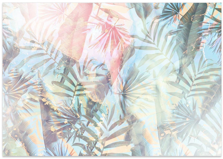 Ombre090floral - Stretched Canvas, Poster or Fine Art Print I Heart Wall Art